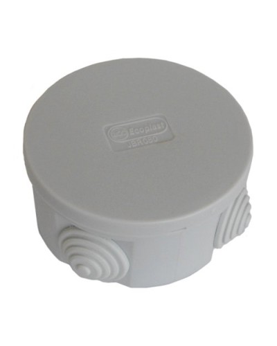 Коробка JBR080 D=80х40, 4 вых., IP44, белая (44005W-1). Коробка монтажная. Экопласт в Камышине