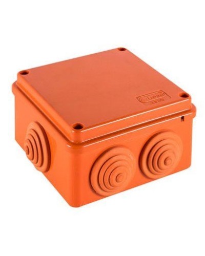 Коробка JBS100 100х100х55, 6 вых., 9P, (0,15-2,5мм²) (43417HF). Коробка монтажная, огнестойкая, без галогена. Экопласт в Камышине