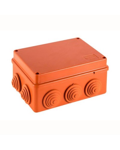 Коробка JBS150 150х110х70, 10 вых., 10P (0,15...2,5мм²) (43089HF). Коробка монтажная, огнестойкая, без галогена. Экопласт в Камышине