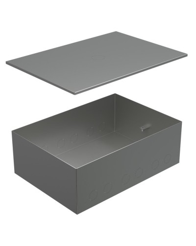 Коробка металлическая с крышкой для заливки в пол BOX/8-12 (70181): Коробка металлическая с крышкой для заливки в пол 309х217х105мм, для люков 70083, 70012 в Камышине