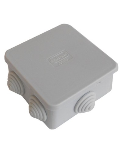 Коробка JBS080 85х85х50, 6 вых., IP44, белая (44066W-1). Коробка монтажная. Экопласт в Камышине