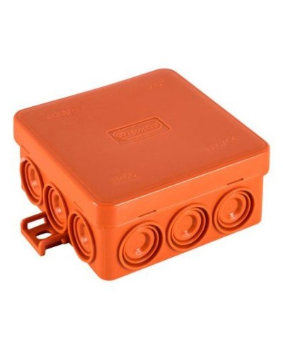Коробка JBL085 85х85х38, 12 вых., 2P (0,15...4мм²) (43455HF). Коробка монтажная, огнестойкая, без галогена. Экопласт в Камышине