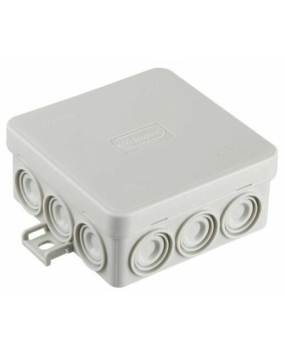 Коробка JBL085 85х85х38, 12 вых., 8P (0,15...2,5мм²) серая (43355HF-GR). Коробка монтажная, огнестойкая, без галогена. Экопласт в Камышине