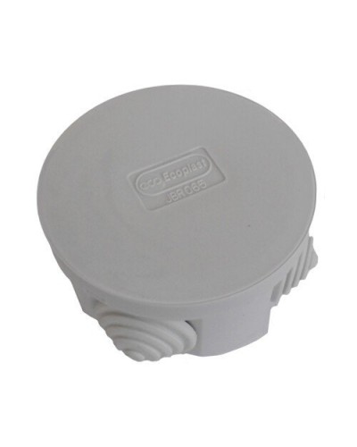 Коробка 3001 D70x36, 4 вых, IP55, серая (44001HF). Коробка монтажная. Экопласт в Камышине