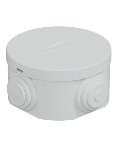Коробка JBR065 D=65х35, 4 вых., IP44, белая (44004W-1). Коробка монтажная. Экопласт в Камышине