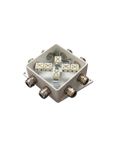 КМ-О (12к*6,0)-IP66-120х120, шесть вводов: Коробка монтажная огнестойкая в Камышине