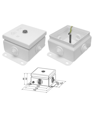 КМ IP55-1010 (без DIN рейки). Коробка монтажная электротехническая. Гефест в Камышине