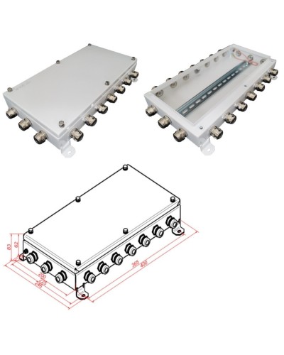 КМ IP66-2040. Коробка монтажная электротехническая. Гефест в Камышине