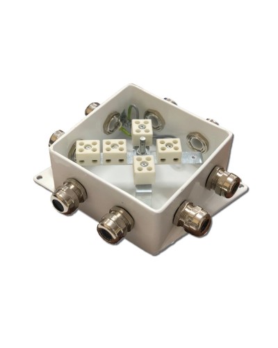 КМ-О (10к*6,0)-IP66-120х120, четыре ввода. Коробка монтажная огнестойкая. Гефест в Камышине