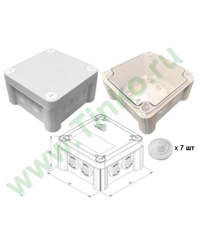 КМ-1212(П)-IP55. Коробка монтажная. Гефест в Камышине