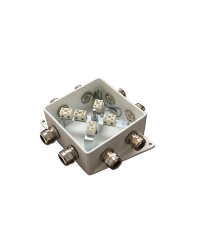 КМ-О (10к)-IP66-120х120, шесть вводов: Коробка монтажная огнестойкая в Камышине