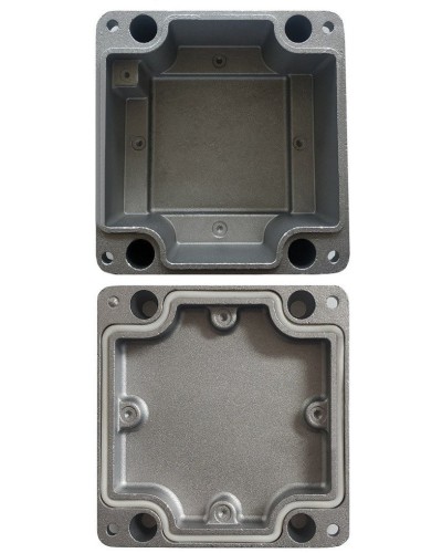 МКС Мороз, глухая, IP66/IP68, серый. Коробка коммутационная металлическая. Магнито-Контакт в Камышине