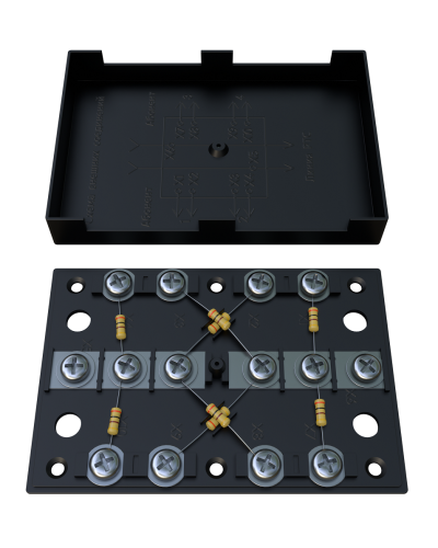 KRA-4 300 Om black (MEC42104). Коробка на 4 абонента. МЭК-Электрика в Камышине