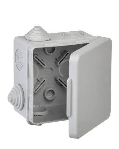 Коробка КМ 80х80х50 GENERICA (UKO31-080-080-050-K03-54G). Коробка распаячная для открытой проводки. GENERICA в Камышине