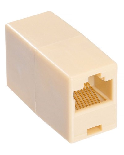 RJ-45 (розетка)-RJ-45 (розетка) (бежевый): Разъем распределительный в Камышине
