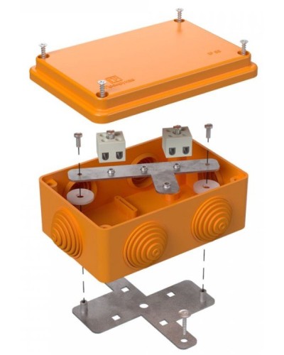 Коробка огнестойкая 120х80х50 (40-0340-FR2.5-4). Коробка огнестойкая для открытой установки. Промрукав в Камышине