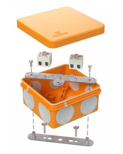 Коробка огнестойкая 80х80х40 (60-0210-FR2.5-4). Коробка огнестойкая для открытой установки. Промрукав в Камышине