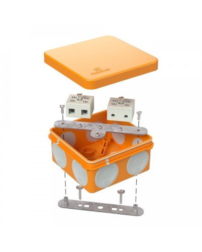 Коробка огнестойкая 80х80х40 (60-0210-FR10.0-4). Коробка огнестойкая для открытой установки. Промрукав в Камышине
