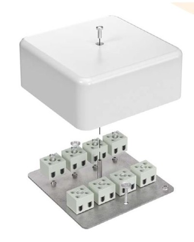 Коробка огнестойкая 103х103х45 для кабель-канала (40-0470-FR6.0-6). Коробка огнестойкая для кабель-канала. Промрукав в Камышине