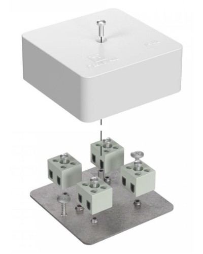 Коробка огнестойкая 75х75х30 (40-0450-FR2.5-8). Коробка огнестойкая для открытой установки. Промрукав в Камышине