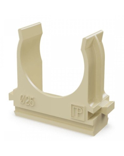Крепёж-клипса для труб АБС-пластик сосна D25 (100 шт) (PR13.0050). Крепление для труб ПВХ. Промрукав в Камышине