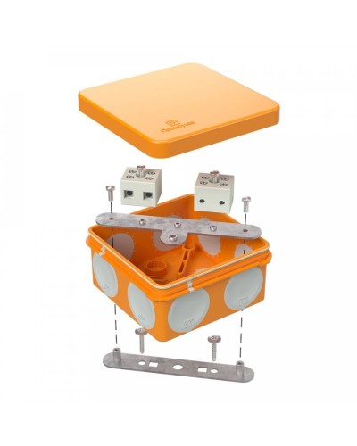Коробка огнестойкая 80х80х40 (60-0210-FR6.0-4). Коробка огнестойкая для открытой установки. Промрукав в Камышине