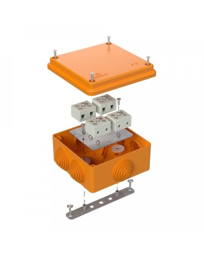 Коробка огнестойкая 100х100х50 для о/п (40-0300-FR6.0-8). Коробка огнестойкая для открытой установки. Промрукав в Камышине