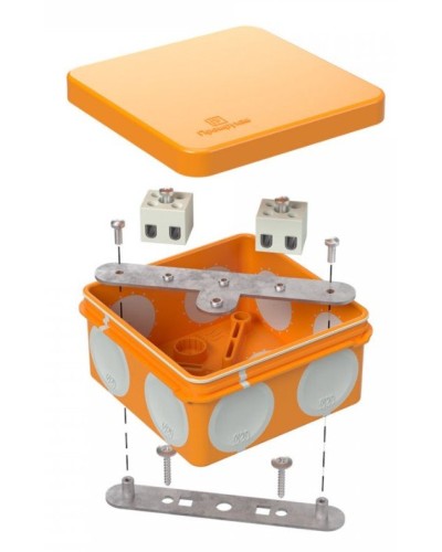 Коробка огнестойкая 80х80х40 (60-0210-FR2.5-6). Коробка огнестойкая для открытой установки. Промрукав в Камышине