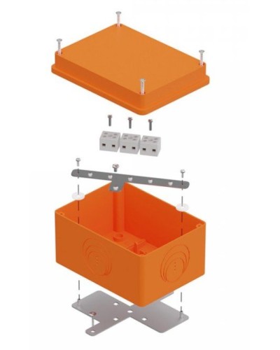 Коробка огнестойкая 150х110х90 E15-E120 для о/п (40-0351-FR6.0-6). Коробка огнестойкая для открытой установки. Промрукав в Камышине