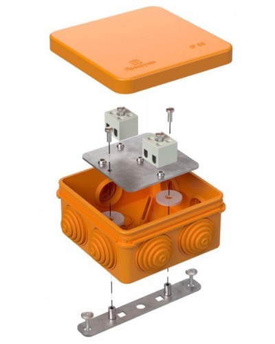 Коробка огнестойкая 80х80х40 (40-0210-FR2.5-4). Коробка огнестойкая для открытой установки. Промрукав в Камышине
