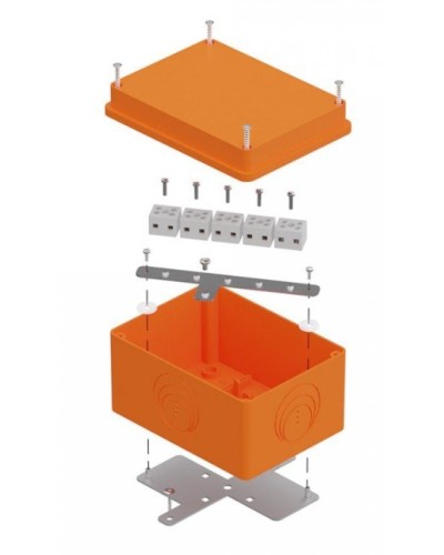 Коробка огнестойкая 150х110х90 E15-E120 для о/п (40-0351-FR1.5-10). Коробка огнестойкая для открытой установки. Промрукав в Камышине