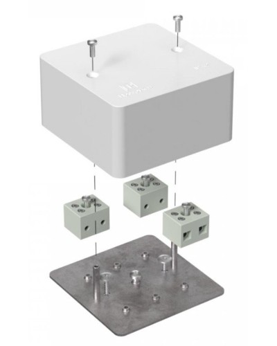 Коробка огнестойкая 103х103х45 (40-0470-FR2.5-6). Коробка огнестойкая для открытой установки. Промрукав в Камышине