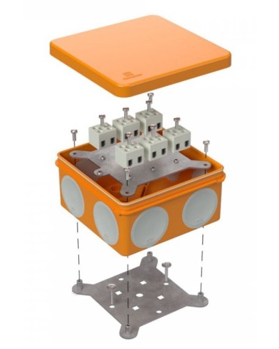 Коробка огнестойкая 60-0300-FR2.5-12 Е15-Е120 100х100х50. Коробка огнестойкая для открытой установки. Промрукав в Камышине