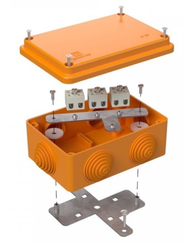 Коробка огнестойкая 120х80х50 (40-0340-FR1.5-6). Коробка огнестойкая для открытой установки. Промрукав в Камышине