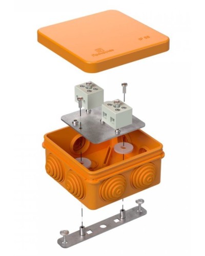 Коробка огнестойкая 40-0210-FR6.0-4 Е15-Е120 80х80х40. Коробка огнестойкая для открытой установки. Промрукав в Камышине