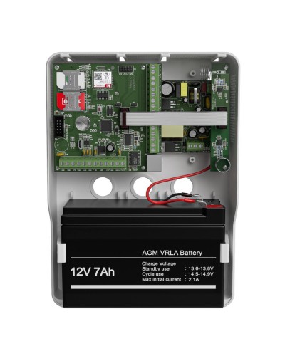 Mega v.5 LTE в корпусе (под АКБ 1,2-7 Ач с БРП 12V 2,5А). Панель охранная радиоканальная. Ритм в Камышине