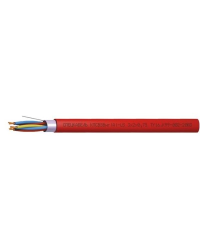 КПСВЭВнг(А)-LS 3х2х0,75 (Спецкабель). Кабель симметричный для систем сигнализации и управления, групповой прокладки, с пониженным дымо- и газовыделением. Спецкабель в Камышине