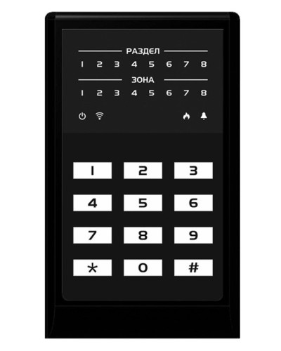 МИРАЖ-КД-04 (black). Кнопочная кодовая панель. Стелс НПП в Камышине