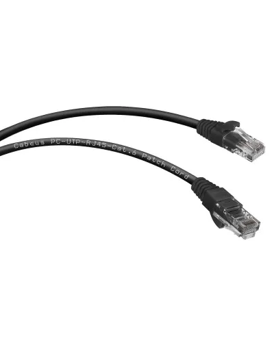 PC-UTP-RJ45-Cat.6-5m-BK (8667c), чёрный. Патч-корд медный. CABEUS в Камышине