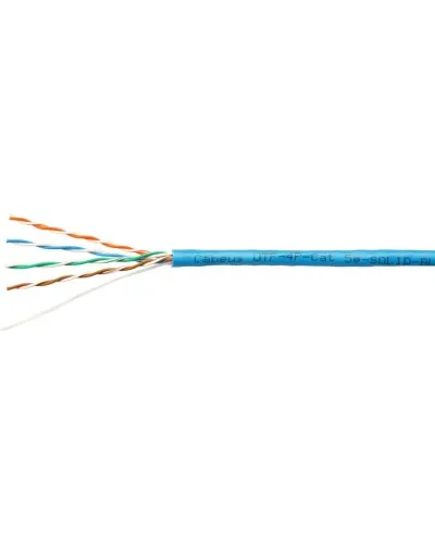UTP-4P-Cat.5e-SOLID-BL-100 (7248c-5). Кабель «витая пара» (LAN) для структурированных систем связи. CABEUS в Камышине