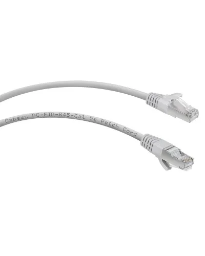 PC-FTP-RJ45-Cat.5e-0.3m (7702c), серый. Патч-корд медный. CABEUS в Камышине