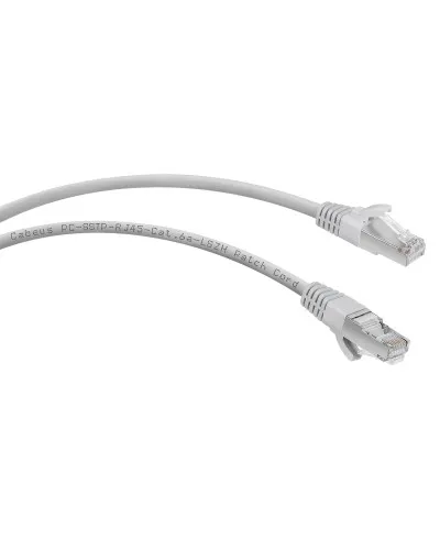 PC-SSTP-RJ45-Cat.6a-1m-LSZH (7901c), серый. Патч-корд медный. CABEUS в Камышине