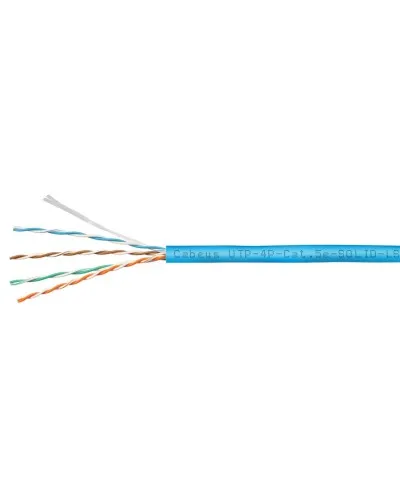 UTP-4P-Cat.5e-SOLID-LSZH-BL-100 (9777c-5). Кабель «витая пара» (LAN) для структурированных систем связи. CABEUS в Камышине