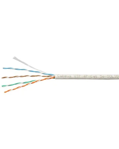 UTP-4P-Cat.5e-SOLID-LSZH-GY-LIGHT (9996c). Кабель «витая пара» (LAN) для структурированных систем связи. CABEUS в Камышине