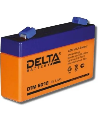 Delta DTM 6012. Аккумулятор герметичный свинцово-кислотный. Delta в Камышине