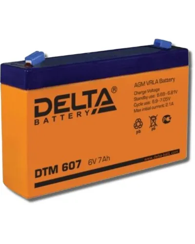 Delta DTM 607. Аккумулятор герметичный свинцово-кислотный. Delta в Камышине