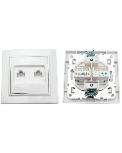 Минск Розетка RJ-45+Phone СП (ERK00-135-10). Розетка RJ-45+Phone СП. EKF в Камышине