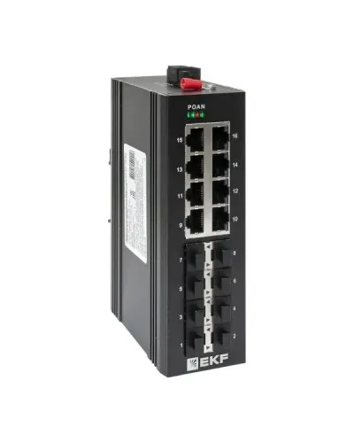 TSX-U-8GX/SFP-8GT. Промышленный неуправляемый коммутатор. EKF в Камышине
