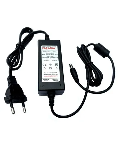 24W/12V/2A. Импульсный блок питания в пластиковом корпусе. FARADAY в Камышине
