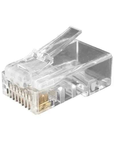 PLUG-8P8C-U-C6-100 (100 шт). Разъем RJ-45. Hyperline в Камышине